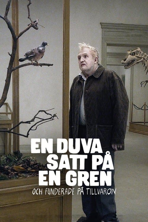 Um Pombo Pousou num Galho Refletindo sobre a Existência poster