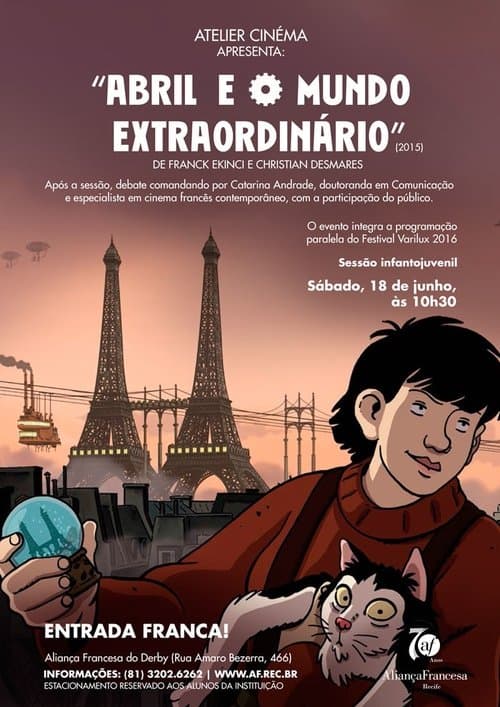 Abril e o Mundo Extraordinário poster