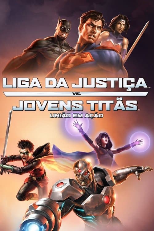 Liga da Justiça Vs. Jovens Titãs poster