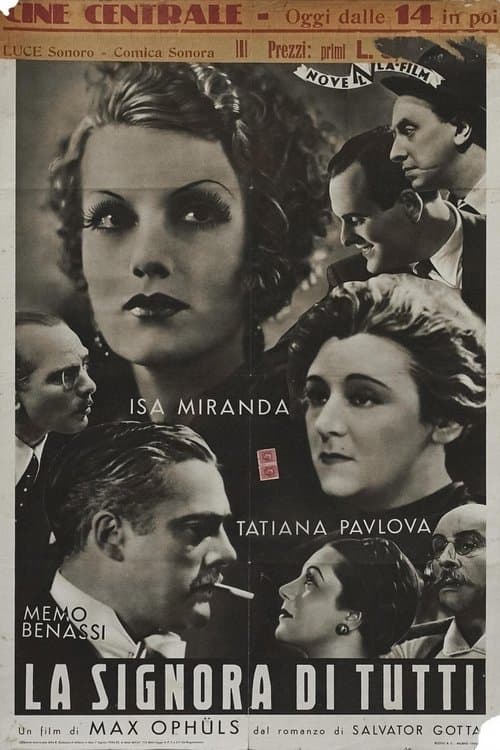 La signora di tutti poster