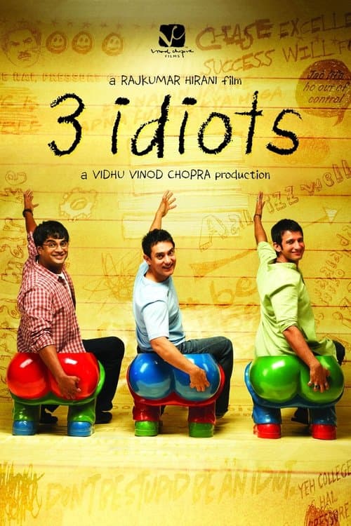 3 Idiotas poster