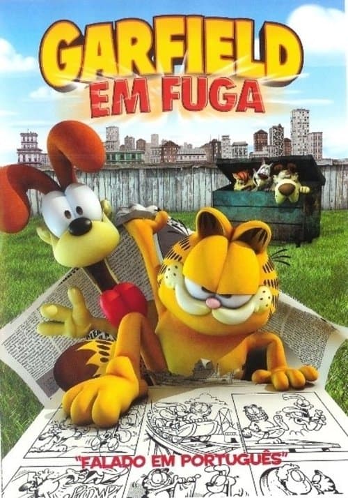 Garfield Cai Na Real poster