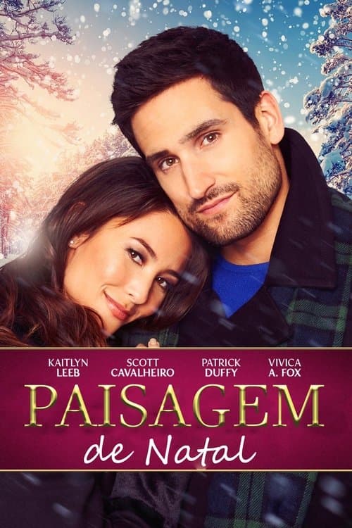 Paisagem de Natal poster