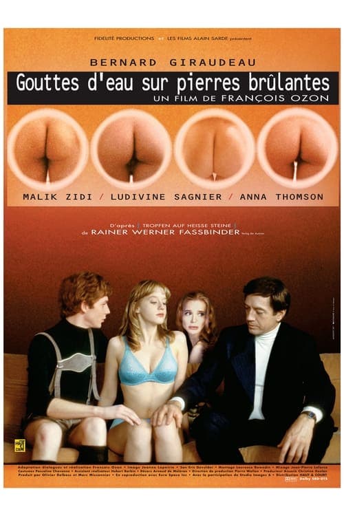 Gotas d'Água Sobre Pedras Escaldantes poster