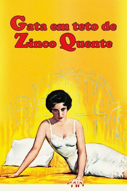 Gata em Teto de Zinco Quente poster