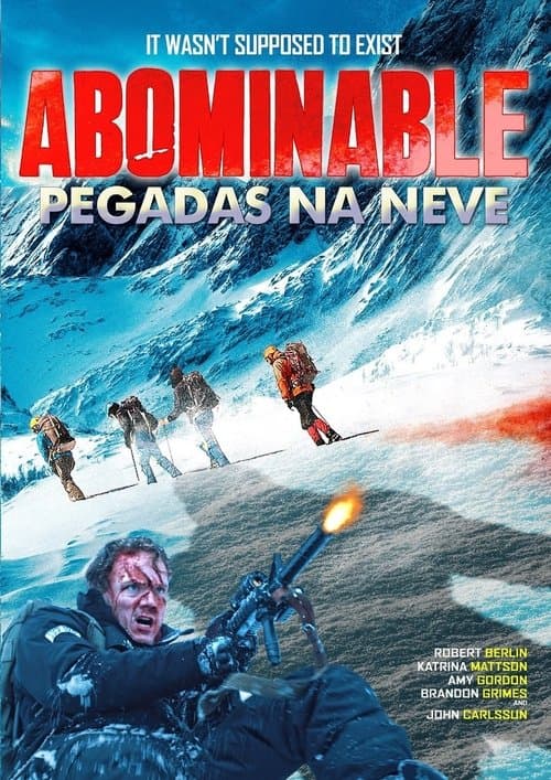 Pegadas na Neve poster