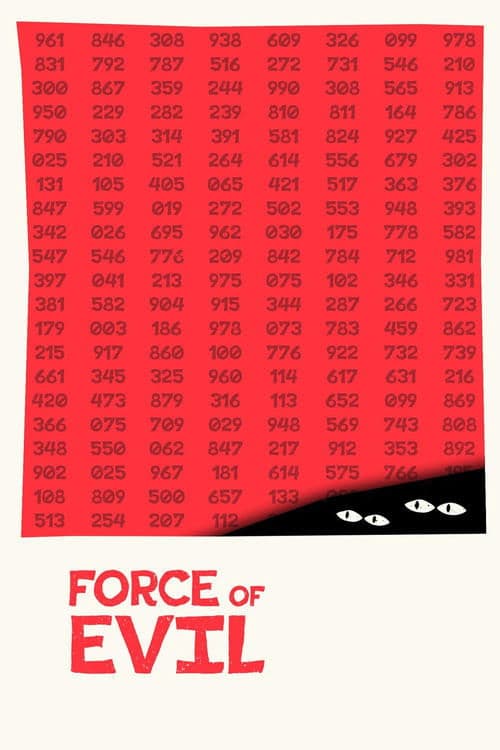 A Força do Mal poster