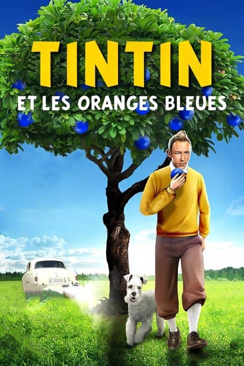 Tintin et les oranges bleues poster
