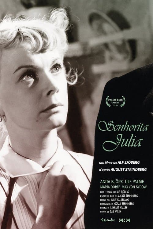 Senhorita Julia poster